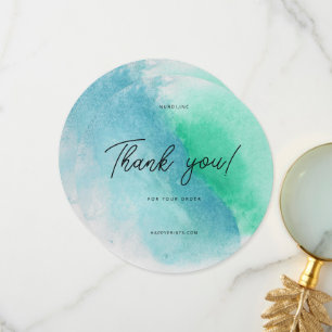 Bearbeitbare moderne minimalistische Geschäftskauf Dankeskarte