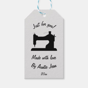 Bearbeitbare Nähmaschine Nur Für Dich Geschenkanhänger
