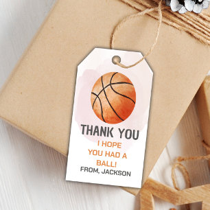 Bearbeitbare Sportparty-Geschenkanhänger für Junge Geschenkanhänger