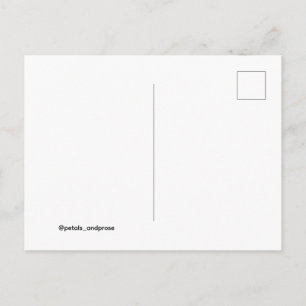 Bearbeitbare süße und ästhetische Postkarte