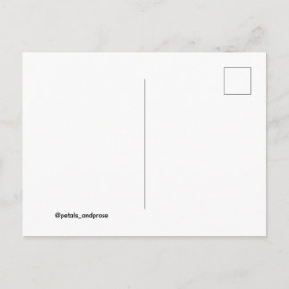 Bearbeitbare süße und ästhetische Postkarte