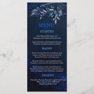 Bearbeitbare Themen für Hochzeitsmenükarten Menükarte