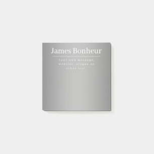 Bearbeitbare Werbevorlage für Unternehmen etc. Post-it Klebezettel