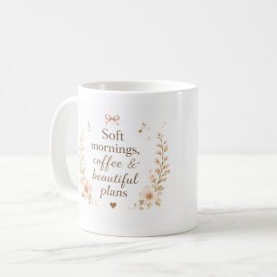 Bearbeitbarer Cozy Piano Morgenbecher Kaffeetasse