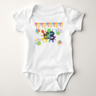 Bearbeitbarer Crayon-Stil - Künstlerische Farbe un Baby Strampler