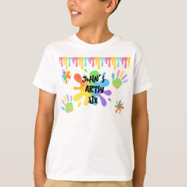 Bearbeitbarer Crayon-Stil - Künstlerische Farbe un T-Shirt