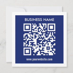 Bearbeitbarer (direkt generierter) QR-Code Marin Einladung