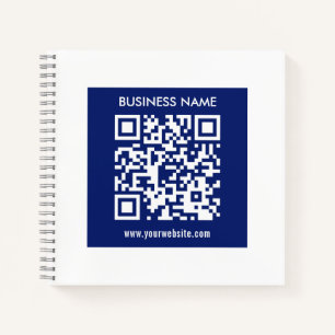 Bearbeitbarer (direkt generierter) QR-Code   Marin Notizbuch