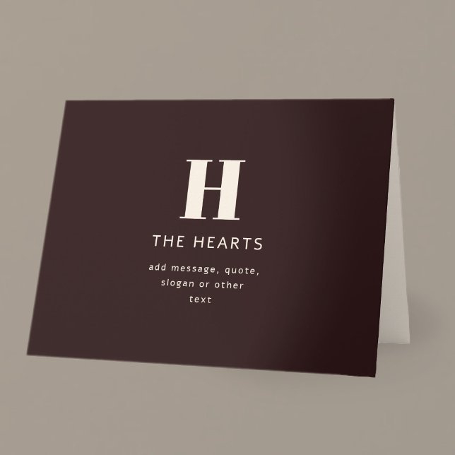 Bearbeitbarer Familienname oder Firmenname Karte (Von Creator hochgeladen)