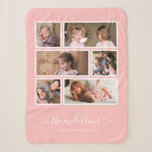 Bearbeitbarer Hintergrund Farbe sechs Foto Collage Sherpadecke