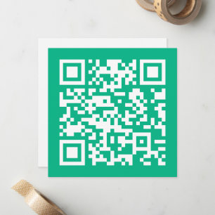 Bearbeitbarer QR-Code Generieren Sie Ihren eigenen Mitteilungskarte