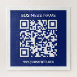 Bearbeitbarer (sofort generierter) QR-Code | Navy<br><div class="desc">Geben Sie einfach eine Website-Adresse ein,  um Ihren individuellen QR-Code sofort zu generieren.</div>