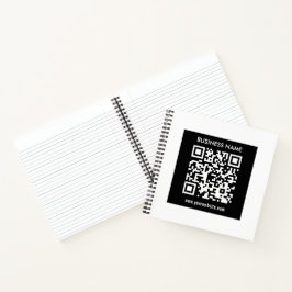 Bearbeitbarer (sofort generierter) QR-Code | Schwa Notizbuch