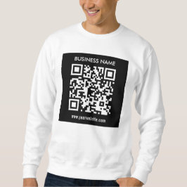 Bearbeitbarer (sofort generierter) QR-Code | Schwa Sweatshirt