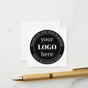Bearbeitbarer Text & Ihr Logo oder anderes Design Begleitkarte