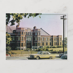 Bearbeitbares Kanada-Reiseziel der 1970er Jahre Postkarte