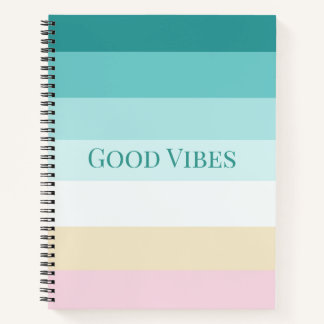 Bearbeitbares Pastell-Gradient-Design mit guter La Notizbuch