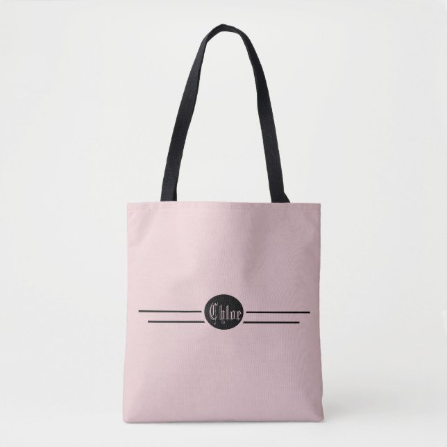 bearbeitbares Rosa Tasche (Vorderseite)