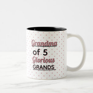 Bearbeite die Zahl! Mach sie zu deiner eigenen bes Zweifarbige Tasse