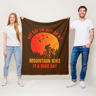Bearbeiten ALLER Text hinzufügen Name Mountain Bik Fleecedecke