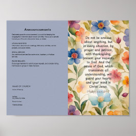 Bearbeiten, Church Bulletin herunterladen Poster