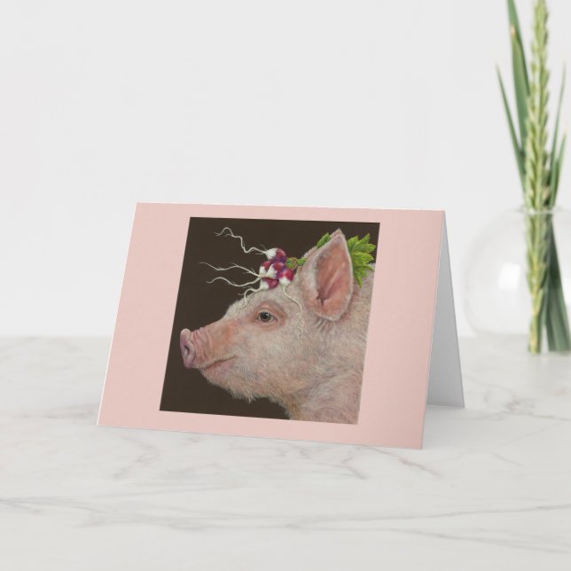 Bearbeiten der Schweinekarte Karte (Vorderseite)