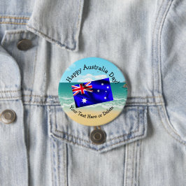 Bearbeiten des Textes Matching Australia Day Flag Button