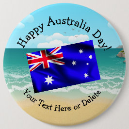 Bearbeiten des Textes Matching Australia Day Flag Button