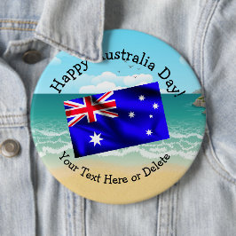 Bearbeiten des Textes Matching Australia Day Flag Button
