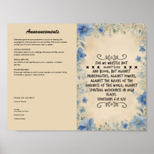 Bearbeiten, Kirchenbulletin herunterladen Poster