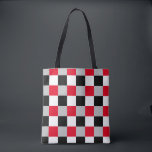 Bearbeiten von Prüfbrettmustern Tasche<br><div class="desc">Ein buntes bearbeitbares Schachbrett oder Gingham Muster.</div>