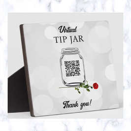 Bearbeiten von QR-Code Tip Jar und Rose Fotoplatte