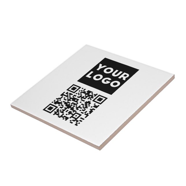 Bearbeiten von QR-Code und Ihr Firmenlogo oder -Im Fliese (Seite)