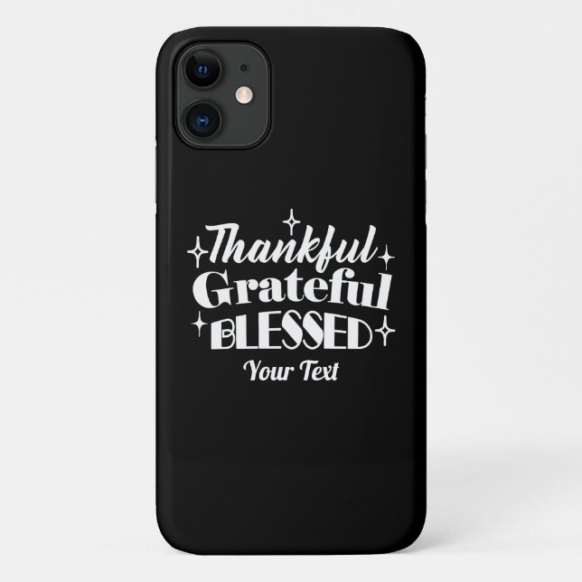 Bearbeiten von Sparkling-Erntedank-Quotierungen Case-Mate iPhone Hülle (Rückseite)