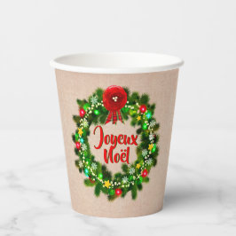 Bearbeiten von Text-Assiette-Joyeux Noël Pappbecher