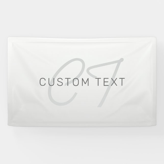 Bearbeiten von Text für Unternehmen, Gruß oder Nam Banner (Horizontal)