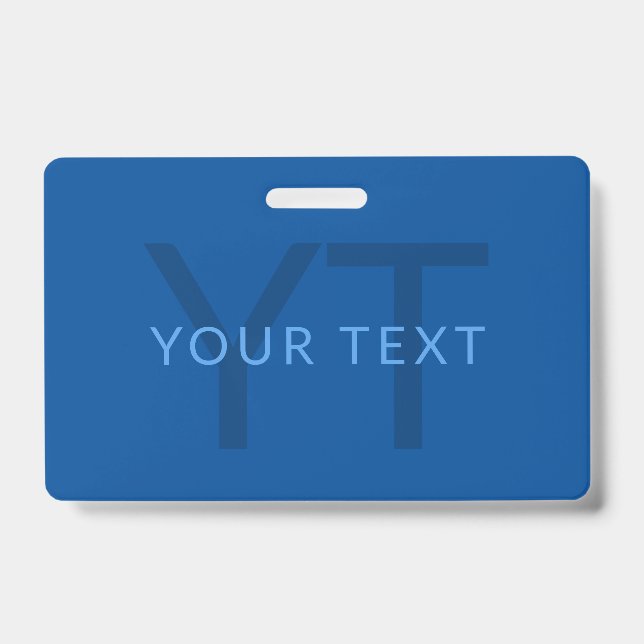 Bearbeiten von Textvorlage für Mit Monogramm Namen Ausweis (Front)