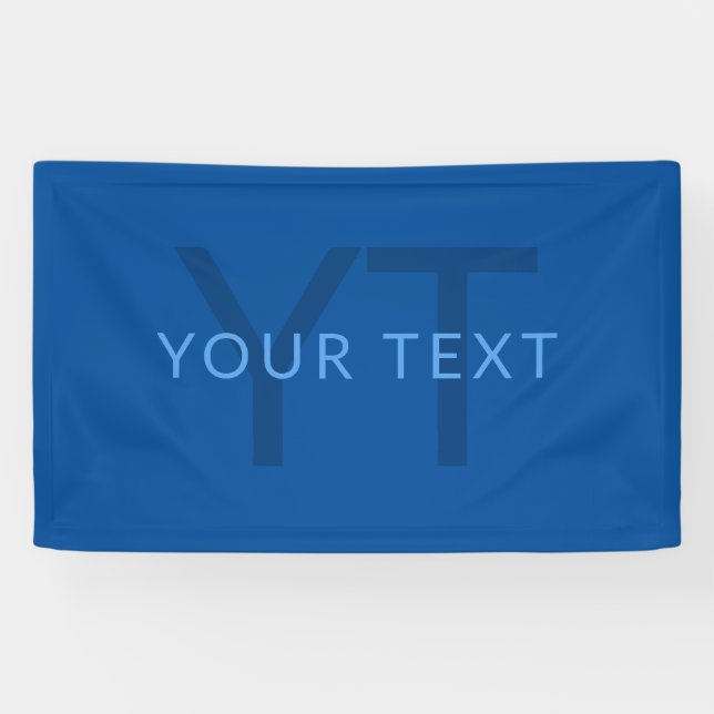 Bearbeiten von Textvorlage für Mit Monogramm Namen Banner (Horizontal)
