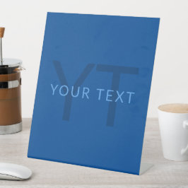 Bearbeiten von Textvorlage für Mit Monogramm Namen Sockelschild