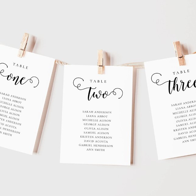 Bearbeiten von Tischnummer-Chart-Karte Einladung (Von Creator hochgeladen)