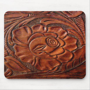 Bearbeitetes ledernes Mousepad