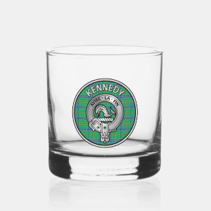 [BEARBEITUNG] Clan Kennedy Wappen & Tartan Whiskyglas