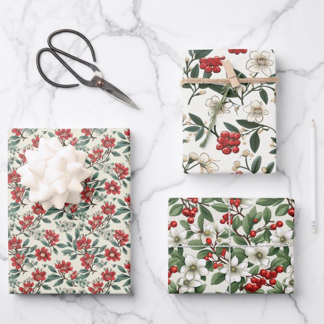 Bearberry Geschenkpapier Set (Vorderseite)