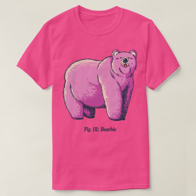 Bearbie Pink Bear T-Shirt (Design vorne)