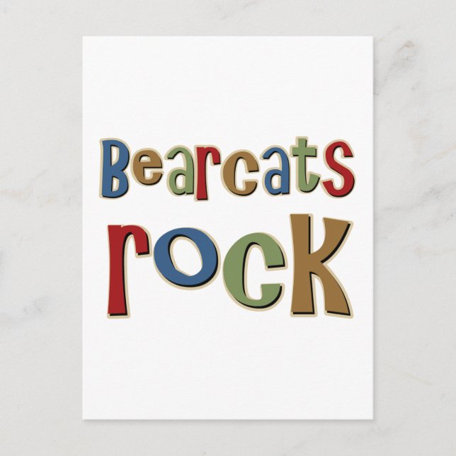 Bearcats Rock Postkarte (Vorderseite)
