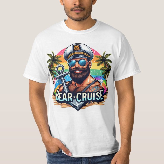 BearCruise Sailor Tshirt Blanc (Devant)