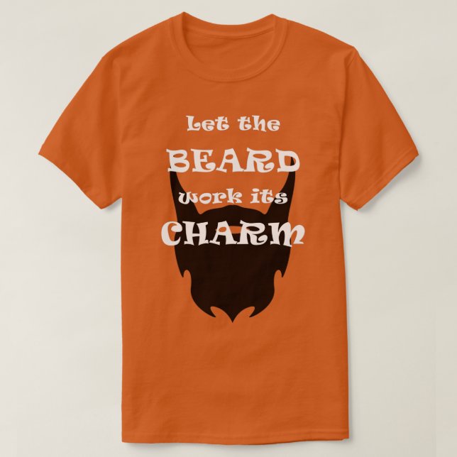 Beard Charm T-Shirt (Design vorne)