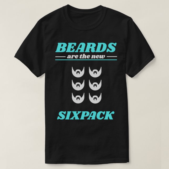 Beard Full Mustache Men Gift 24 T-Shirt (Design vorne)