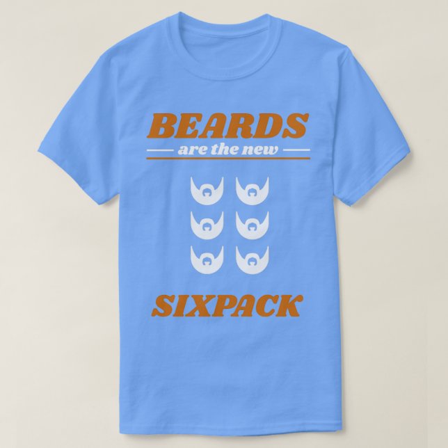 Beard Full Mustache Men Gift 29 T-Shirt (Design vorne)