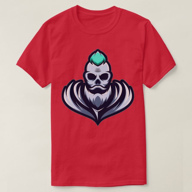 Beard Skull Classic TShirt (Design vorne)